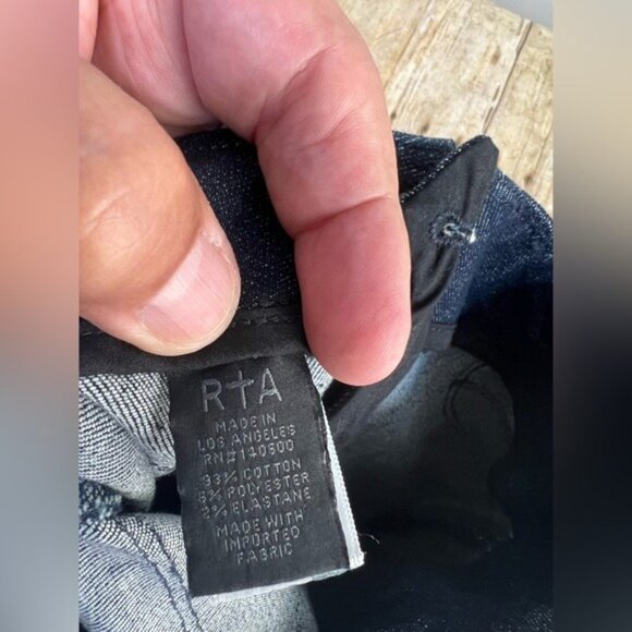 RTA Madison Zip Front Superior Jeans in Blue - Picture 9 of 9